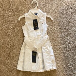 Polo by Ralph Lauren White Kids Casual Dress